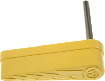 Williams Flipper bat yellow with lightning bolt - Image 1