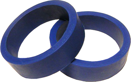 Flipper Rubber 1 1/2" x 1/2" Blue - Image 1