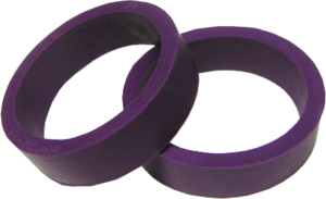 Flipper Rubber 1 1/2" x 1/2" Purple