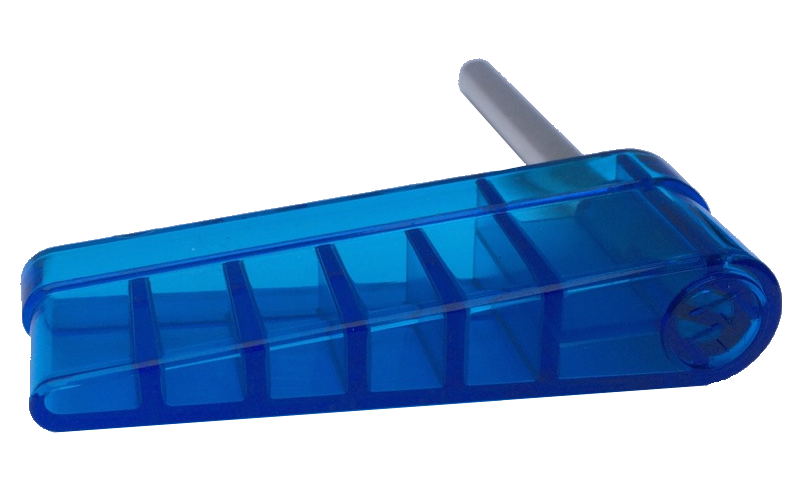 Williams Flipper Transparent Light Blue Bat - Image 1