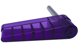 Williams Flipper Transparent Purple Bat