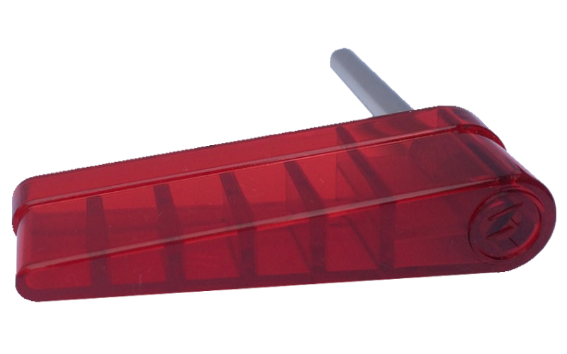 Williams Flipper Transparent Red Bat - Image 1