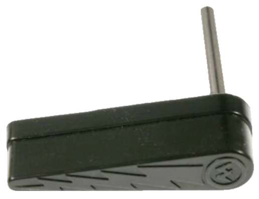 Williams Flipper Bat Black with Lightning Bolt - Image 1