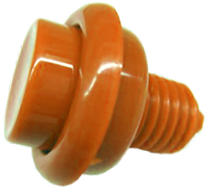 Flipper Button Orange