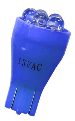 #906 Flasher 5 x LED Blue - Image 1