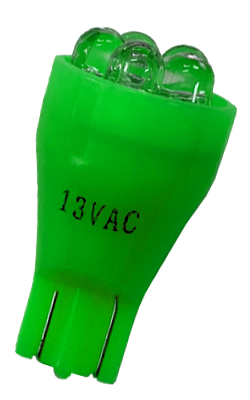 #906 Flasher 5 x LED Green