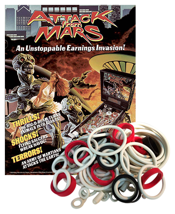 Attack from Mars rubberset - Image 1