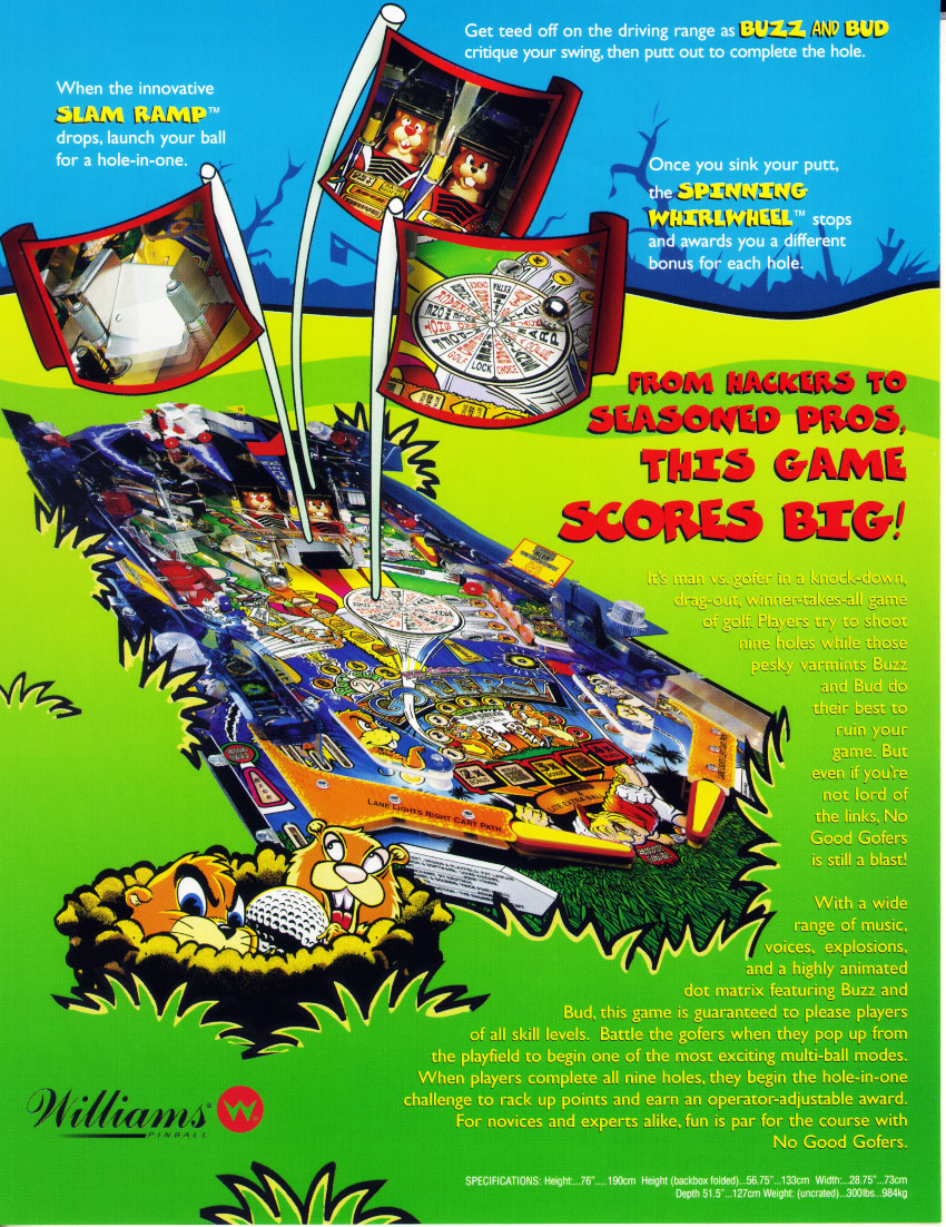 No Good Gofers Flyer - Image 2