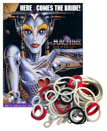 Bride of Pinbot rubberset - Image 1