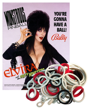 Elvira and the Party Monsters rubberset