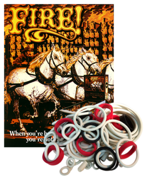 Fire rubberset
