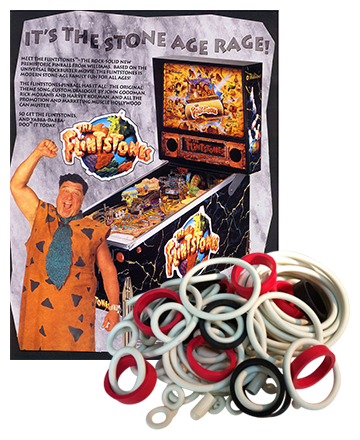 The Flintstones rubberset - Image 1