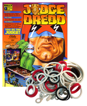 Judge Dredd rubberset