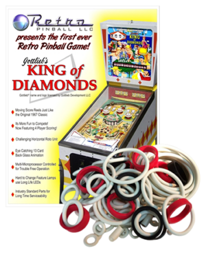 King of Diamonds rubberset