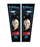 Star Trek TNG Backbox Decals (Silkscreened)