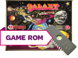 Galaxy CPU Game Rom Set 7-Digit Bootleg