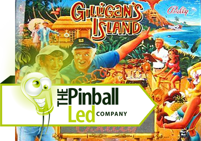 Gilligans Island UltiFlux Playfield LED Set