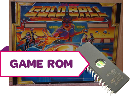 Gold Ball CPU Game Rom Set (Home) - Image 1