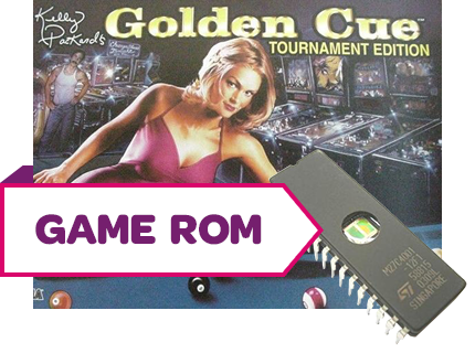 Golden Cue Game/Display Rom Set - Image 1