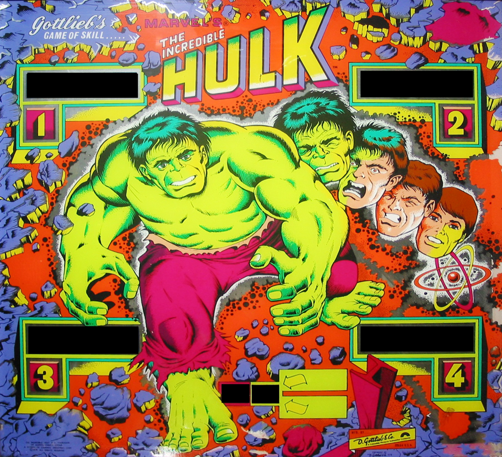 Hulk Backglass - Image 1