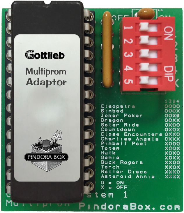 Gottlieb Multiprom System 1 Adaptor - Image 1