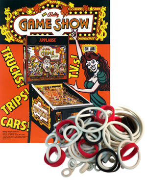 The Bally Game Show Rubber Set