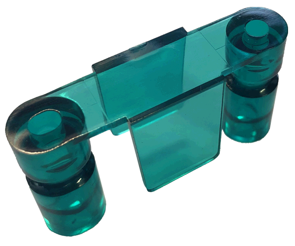 Sega/Stern Lane Guide Teal - Image 1