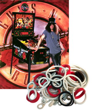 Guns N' Roses Rubber Set