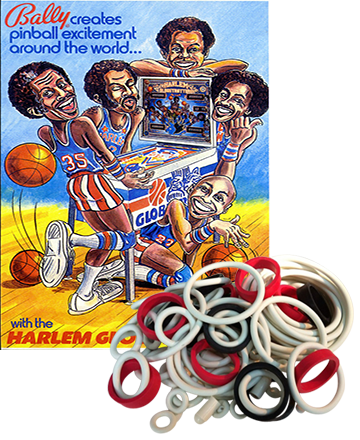 Harlem Globetrotters Rubberset - Image 1