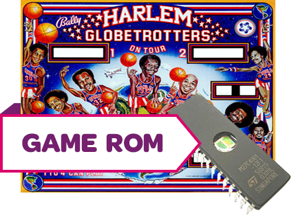 Harlem Globetrotters CPU Game Rom Set (7-Digit Bootleg) - Image 1