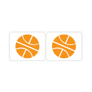 Harlem Globetrotters Spinner Decals