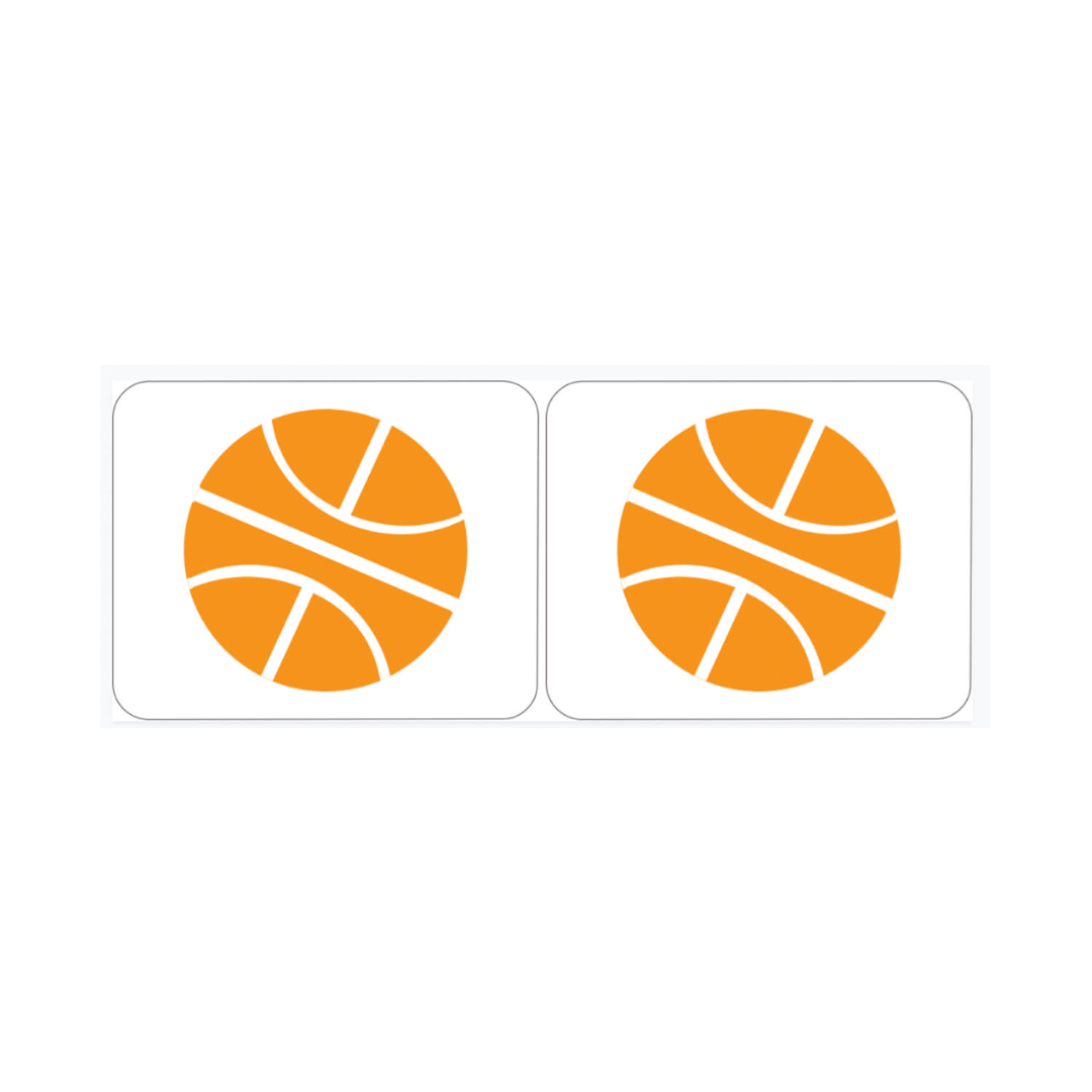 Harlem Globetrotters Spinner Decals - Image 1