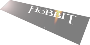 Mirror Blades for Jersey Jack Pinball The Hobbit "Spiegelblech"