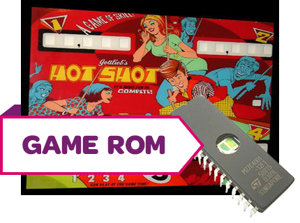 Hot Shot CPU Game Rom - Image 1
