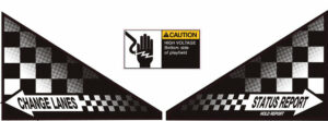 Indianapolis 500 Apron Decal Set