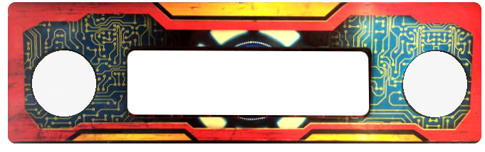 Iron Man Speaker Panel Decal - Image 1