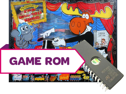 Adventures of Rocky and Bullwinkle and Friends Game/Display Rom Set - Image 1