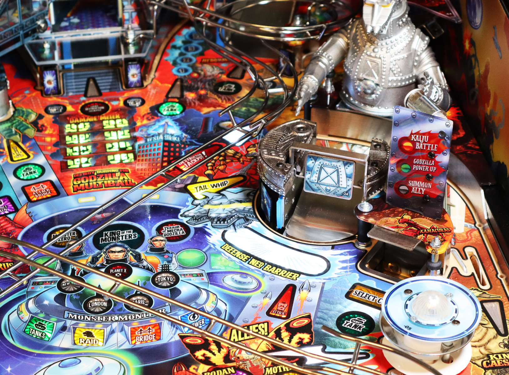 Godzilla Mechagodzilla Shield Sculpt by The Art of Pinball - Image 13