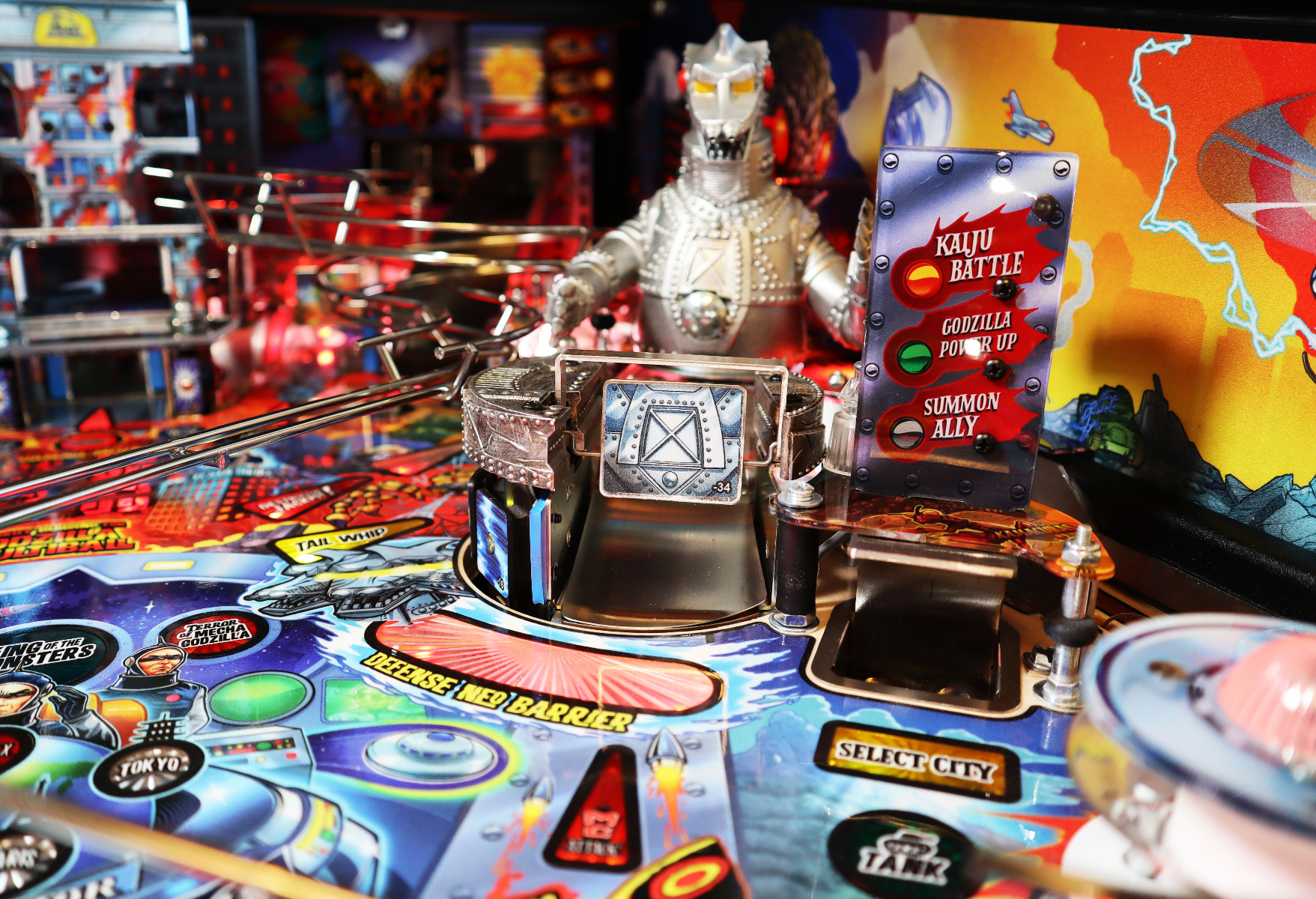 Godzilla Mechagodzilla Shield Sculpt by The Art of Pinball - Image 11