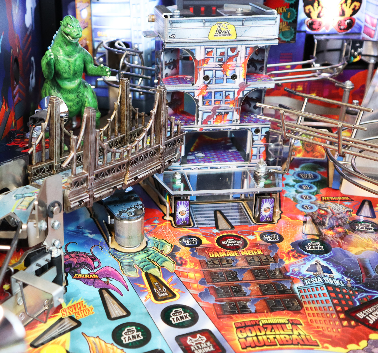 Godzilla Bridge Sculpt by The Art of Pinball - Image 8