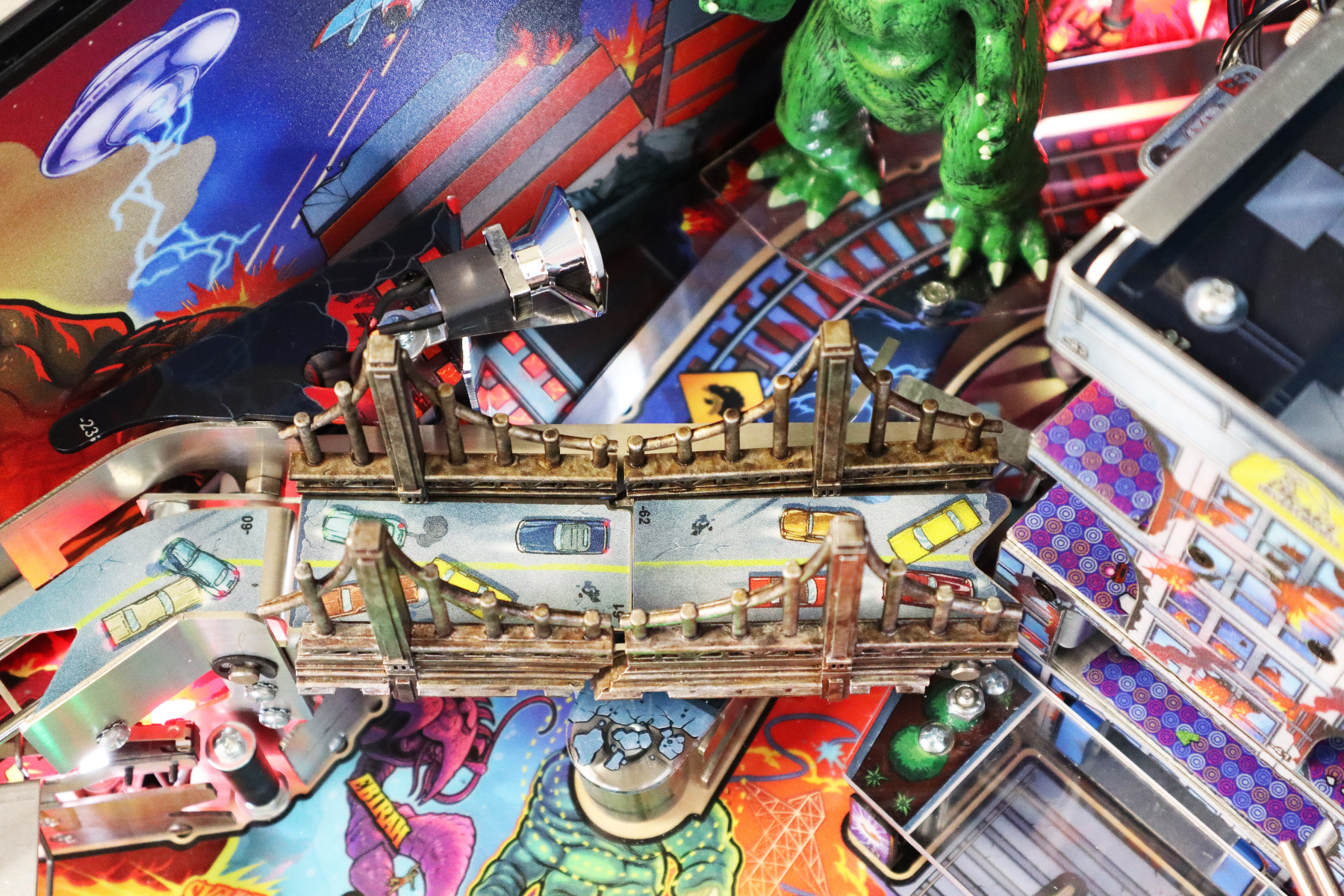 Godzilla Bridge Sculpt by The Art of Pinball - Image 6