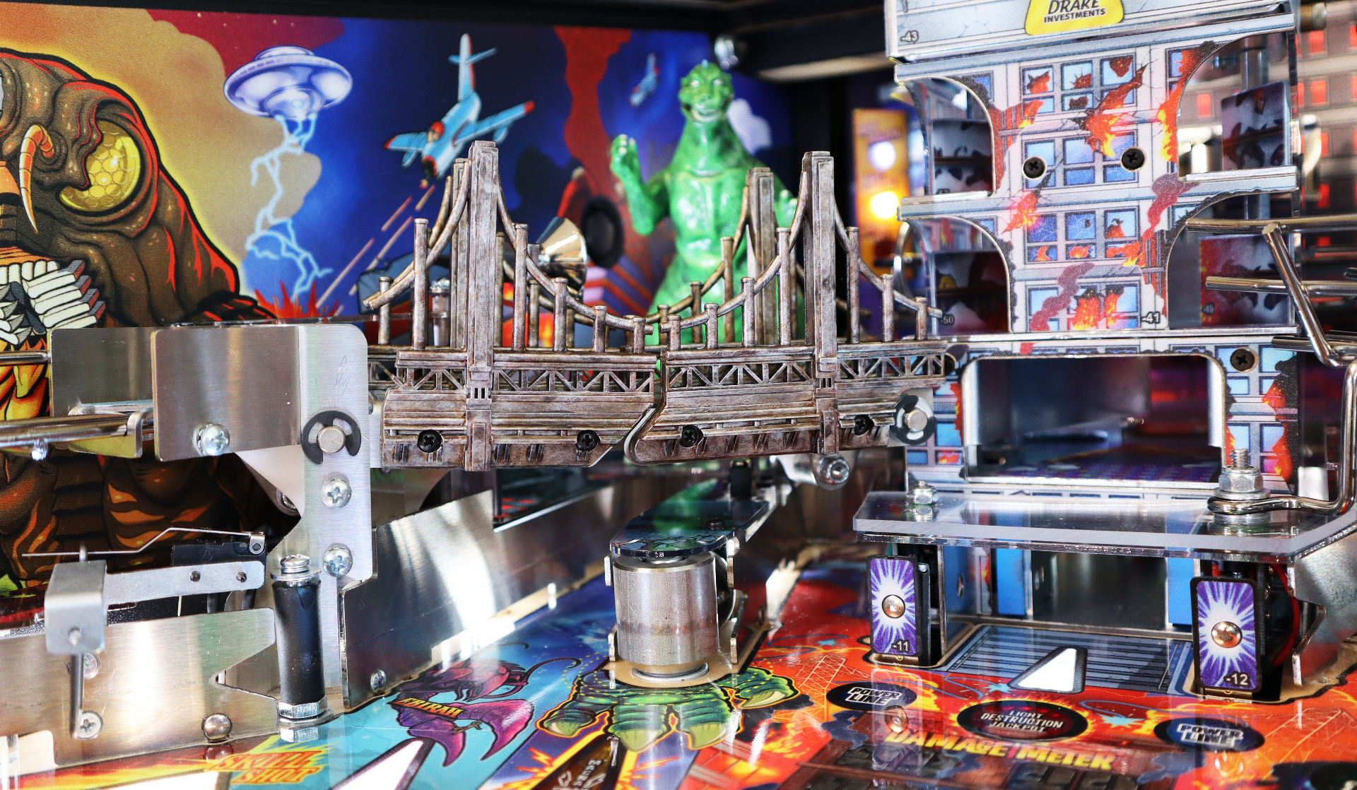 Godzilla Bridge Sculpt by The Art of Pinball - Image 4