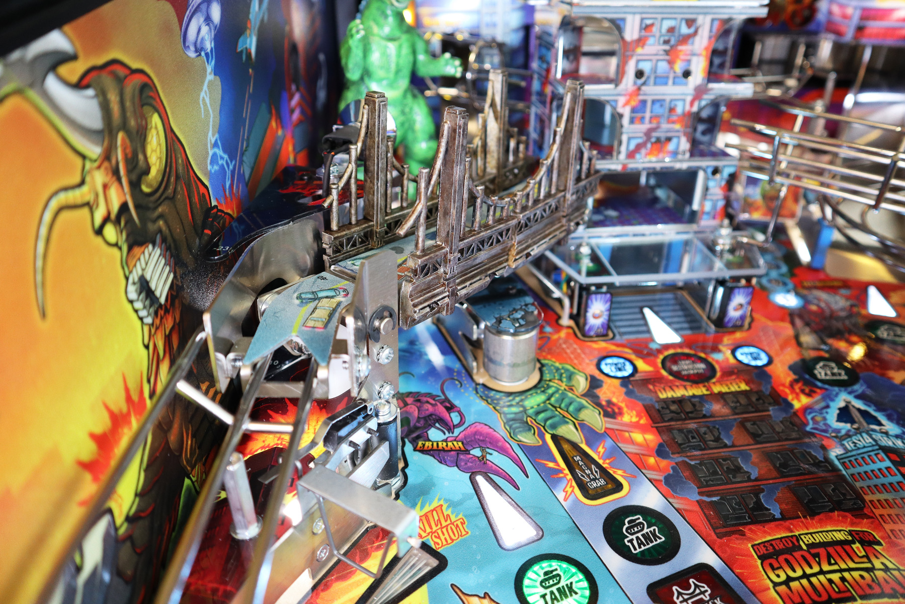 Godzilla Bridge Sculpt by The Art of Pinball - Image 3