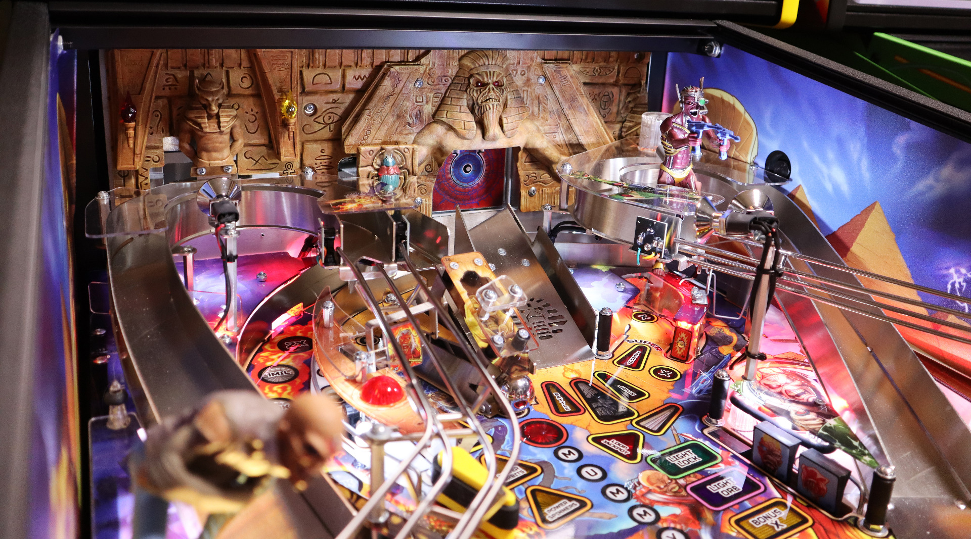 Iron Maiden Sculpted Backboard by The Art of Pinball - Image 21