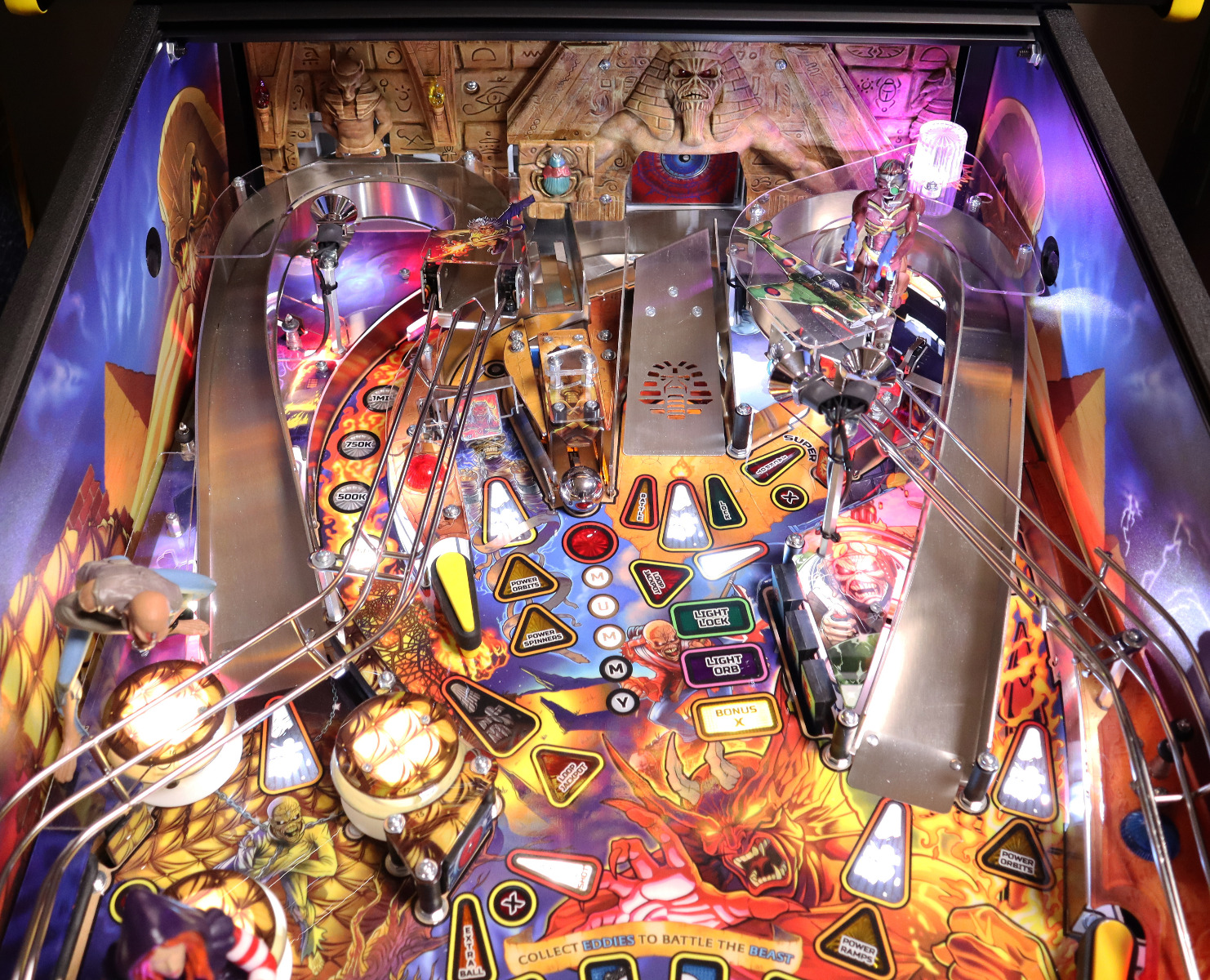 Iron Maiden Sculpted Backboard by The Art of Pinball - Image 15