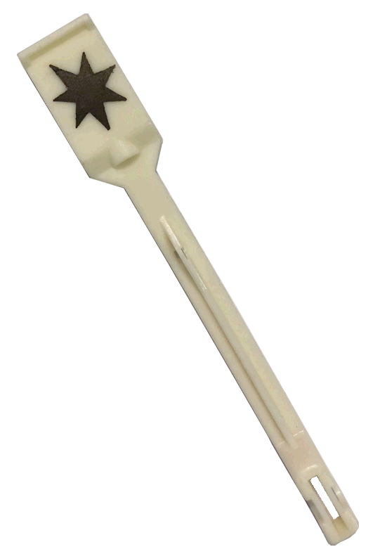 Drop Target Bally White Black Star - Image 1