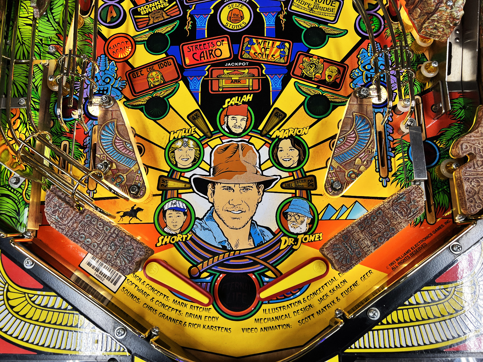 Indiana Jones Plastic Covers by The Art of Pinball - Image 3