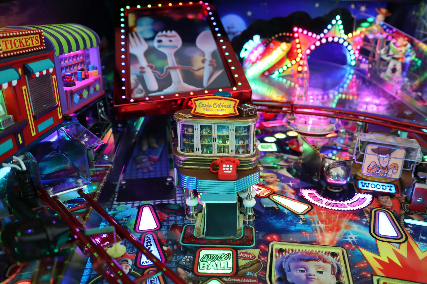 Toy Story 4 Sculpted Interactive Curio Cabinet by The Art of Pinball - Image 5