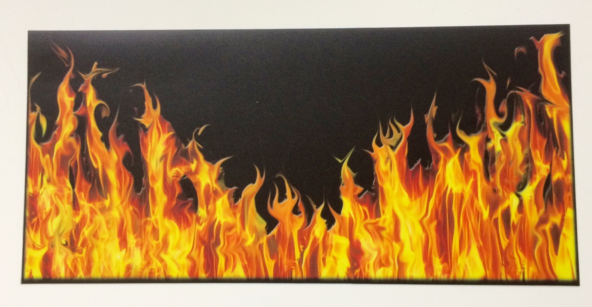 AC/DC Flaming Hot Apron Wrap - Image 1