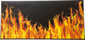 AC/DC Flaming Hot Apron Wrap